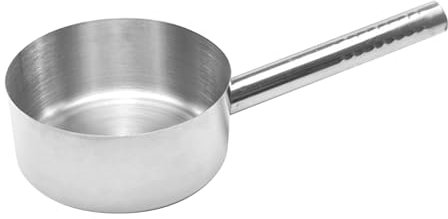 Pan à lait en acier inoxydable résistant à la chaleur petite sauce induction induction pot beurre de beurre poute plus chaude pour la cuisine usage (2,5 kg 18,5x8,5x22,5 cm)