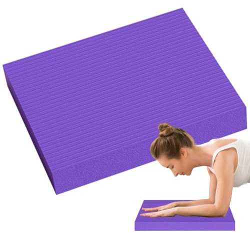 Exercise Balance Pad, 44 × 30 × 4cm, Non-Slip Cushioned Foam Mat & Knee Pad, Water Resistant Mat For Fitness And Stability Training, Yoga, Squats, Sit-ups, Planks