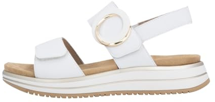 Remonte D1j63 Sabot Mujer, Blanco, 37 EU