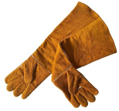 MagiDeal Gants de Travail Anti-morsures pour Animaux de 23,6 Pouces, Gants de Protection légers et multifonctionnels, 60cm