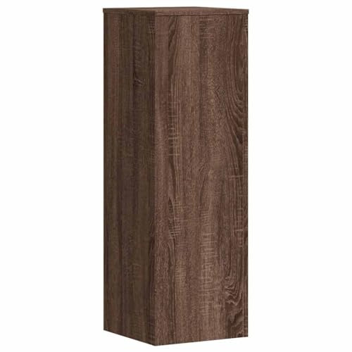 Genérico Supporto per Piante Rovere Marrone 33x33x100 cm in Truciolato,Marrone,15.8kg,852957