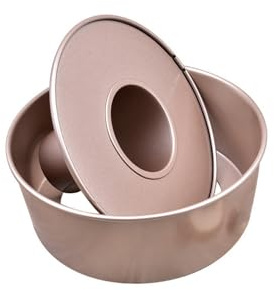 Beavorty Teglia Antiaderente Fondo Removibile 21x21x10 Cm, Stampo per Torta a Cerniera Design Scanalato, Adatta per Cheesecake e Dolci da Forno, Resistente a Lavaggi e Usi Professionali