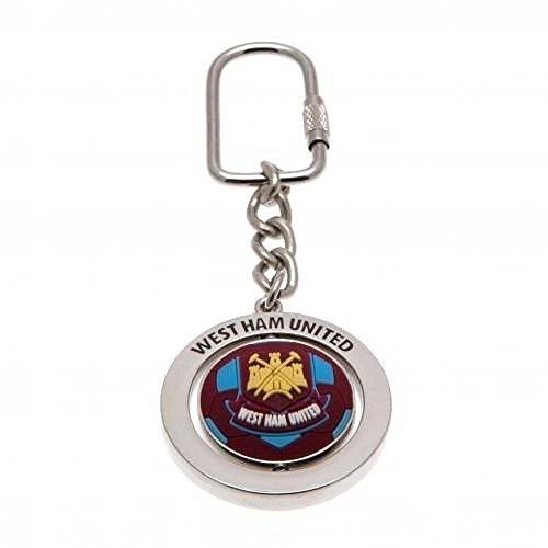 West Ham Football Spinner Keyring - Multi-Colour