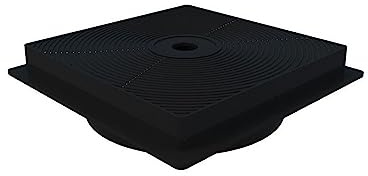 Astralpool Pièce à sceller Piscine - Couvercle de Skimmer Rond Socle carré - Gris Anthracite de