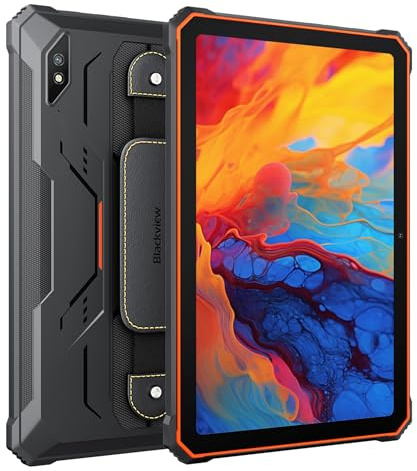 Blackview - Active 8 Pro - Tablette Etanche Antichoc - Android 13-256 Go ROM / 8 Go RAM - Batterie Longue Durée 22 000 mAh - Noir