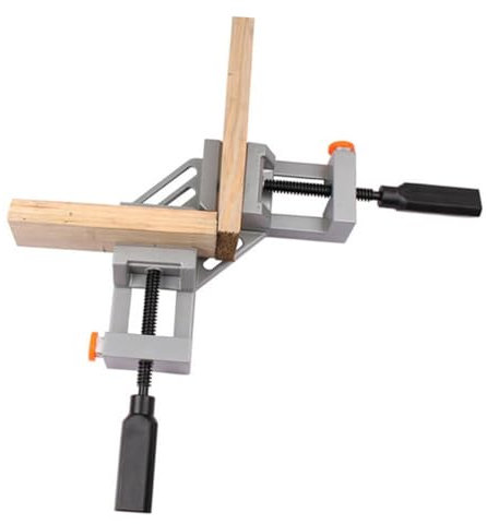 UPKOCH 4 Stück handwerkzeug werkzeug holzbearbeitung Spannwerkzeug Werkzeuge klemmbausteine Fotorahmenklemme 90-Grad-Eckklemme rechter Winkel Eckclip Tischlerklammer