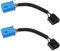 Create idea 2Pcs H9007 Male To H4 Female Plug Headlight Conversion Cable Connector Adapter Headlight for Car Headlights Fog Lights Harness