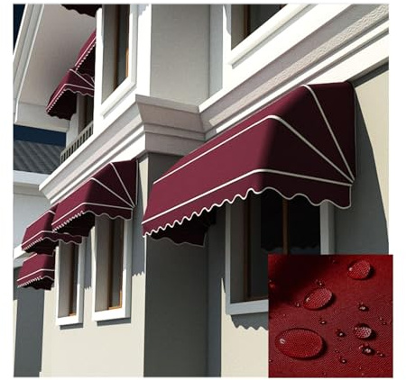 Toldo Retráctil for Patio Toldo Retráctil De Arco Marquesina De La Puerta Principal Los Toldos Son Ideales for Montar En Cualquier Ventana O Puerta.(Size:120x60cm)