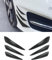 Flaconi 6PCS Protector Parachoques Coche,Alerón Delantero para Coche,Spoiler Delantero Universal,Tuning Coche,Labio del Parachoques Delantero Divisor Alerón (Negro)