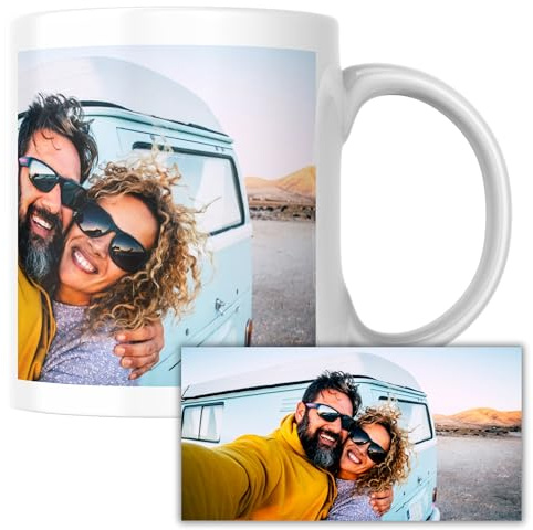 KaTunn - taza Personalizada con foto - para Café con diseño único - tazas Originales para regalar - tazas Originales para regalar hombre - regalos originales para mujer - regalos personalizados foto