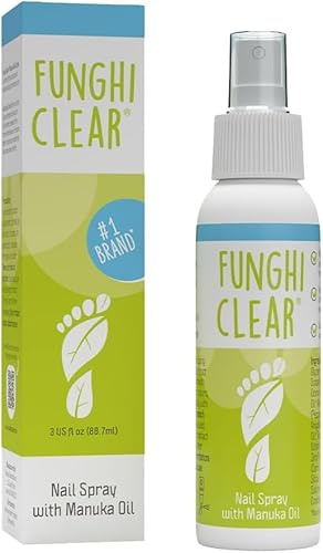 FunghiClear Nail Spray 89ml – Natural Fungal Nail Treatment with Manuka Oil – Supports Clear, Healthy-Looking Nails – Gentle, Alcohol-Free Formula