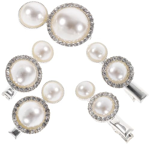 WOFASHPURET 5pezzi Fermaglio Per Perle Eleganti Da Accessori Decorativi Per Donne Per Matrimoni e Feste Per Acconciature Raffinate