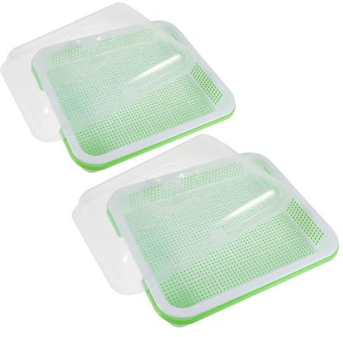WEKADRIN 2 Set Vassoio per Germinazione con per Coltivazione e Semi per Giardinaggio e Balcone