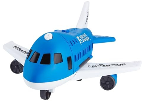Dubbulon Jouet Avion Enfant - Jeux Éducatifs Interactifs - Ensemble de Transport avec Avion et Voiture pour Garçons - pour Filles Garçons Noël Fête Voyage Maison École Intérieur