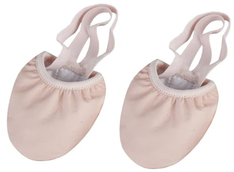 MOLUCKFU Elastiska Dansskor Halvskor Professionella Balletskor Andningsbara Tåskydd För Vuxna