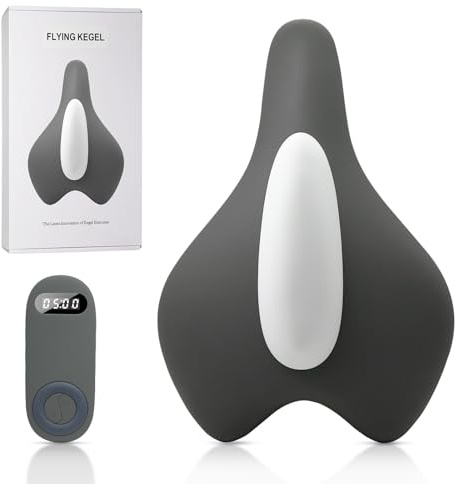 Kegel Exerciser for Tightening & Strengthening Muscle Control Training, Suitable for Both Men and Women, Intelligent Remote Control Exerciser, Hip Muscle Strength Training (Carbon Black)