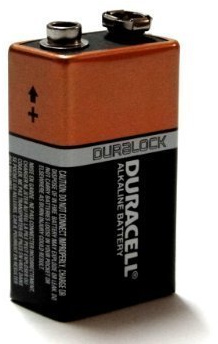 1 x Duracell Square Rectangle 9V Alkaline Battery Batteries PP3 Original