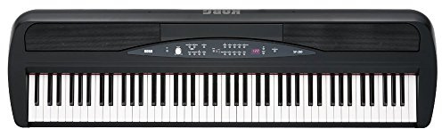 Korg SP280BK Digitales Piano mit Lautsprecher, 88 Tasten