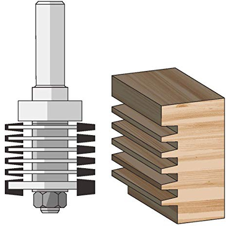 FAMAG Verleimfräser HM 39,7x34x95mm, Schaft 12mm - 3158.939