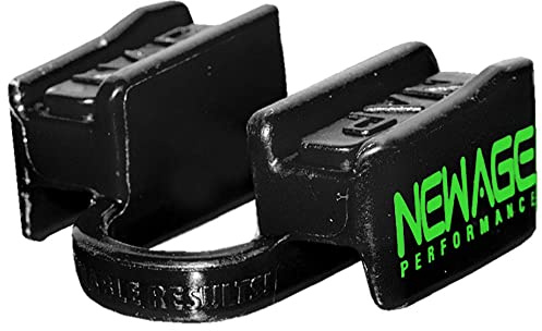 New Age Performance 6DS Weightlifting Mouthpiece, Increase Strength & Reps for Lifting, Powerlifting, Strongmen, Bodybuilding, Calisthenics, Workout Accessory, Fitness Gear (Black)
