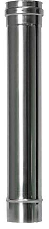 TUBE EXOJO POUR POÊLE PELLETTE INOXYDABLE 1 M DE LONGUEUR (80 Millimètres Diamètre)
