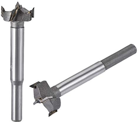 sourcing map Forstnerbohrer 21mm 22mm Durchm. Lochsäge Hartmetall legierter Stahl 2in1 Satz