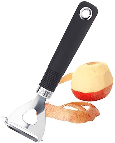 Sabatier Professional Stainless Steel Vegetable Y Peeler - Glides Effortlessly. for Potatoes & Apples. Peels Carrots, Courgette & Cucumber into Ribbons. Shaves Cheese & Chocolate. 25 Year Guarantee.