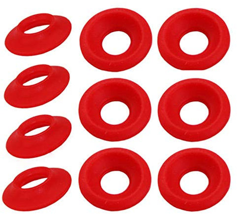 FACULX Silicone Rubber Gaskets Washer for Swing Flip Bottles Swing Top Washers Leak-proof Seals Compatible with Grolsch Bottle Home Brew Beer Soda Bottle Sealing Use