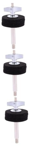 SUPVOX 3 Piezas de Tornillos Colgantes para Platillos de Bombo Chapados en Hierro Accesorios para Fácil Instalación Instrumento Musical Negro
