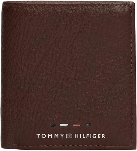 Tommy Hilfiger Herren Geldbeutel Premium Trifold aus Leder