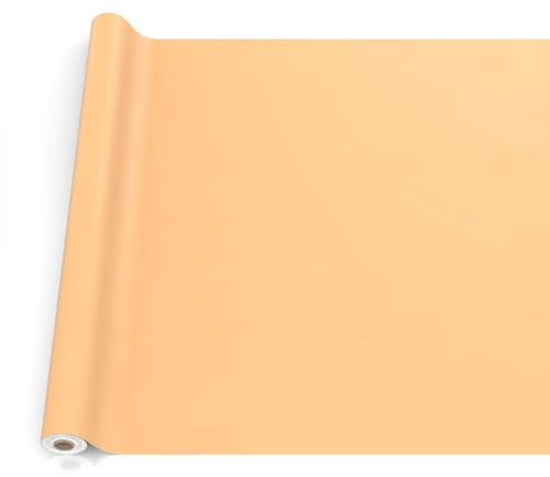 Wachstuch-Tischdecke Tischdecke abwaschbar Wachstuch Garten-Tischdecke Outdoor Indoor 350x140cm Schnittkante Apricot