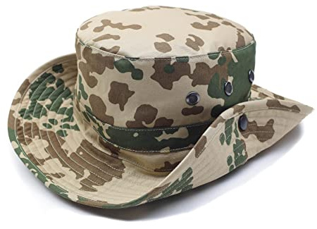 Original Bundeswehr Tropische Tarnung Boonie Hut Camping Jagd Outdoor Cap