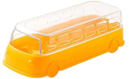Kreatives Eierregal in Busform, große Kapazität, Eierkorb, Kühlschrank-Aufbewahrungsbox, Küchenbehälter für Heimbedarf