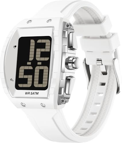 Watch for Elderly Men Seniors Talking Digital Watches Easy to Read Big Face Wrist Watch Waterproof Sport Outdoor Unique Fashion Electronic Wristwatch with LED Stopwatch Alarm