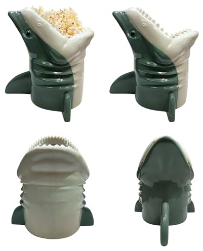 Cubo de Palomitas de maíz, Soporte Decorativo para Palomitas de maíz, contenedor de Aperitivos en Forma de para Eventos temáticos de Halloween, Cuenco periférico de película de Terror