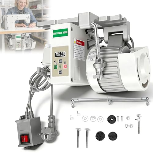 Motor Máquina Coser Eléctrica, 220V 750W Motor Máquina Coser 200-6500 Rpm Industrial Servomotor Ahorro Servomotor Sin Escobillas Coser Industrial Para Coser Industriales Domésticas
