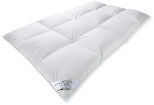 Daunendecke, Kassettendecke, Winter warm, 200x200 cm, 90% Daunen / 10% Federn (kanadisch), 1440 gr.