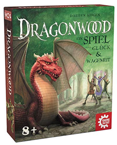 Game Factory 646213 Dragonwood, ein Spiel voll Glück und Wagemut, Kartenspiel für Freunde und Familie, für Kinder ab 8 Jahren