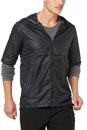 Nike Giacca a Maniche Corte, Uomo, Nero, XL
