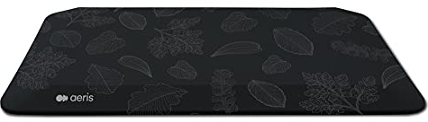 aeris Muvmat Anti Ermüdungsmatte für Stehtische – Ergonomische 2-Zonen Schreibtisch Stehmatte für gesundes Stehen – strapazierfähige Arbeitsplatzmatte Bezug Leaf Art