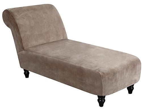 YYDSWTW Stretch-Sofa-Abdeckung, Samt Stretch Samt Relaxliege Schonbezug Modern Liegesessel Bezug rutschfest Sesselschoner für Wohnzimmer, Schlafzimmer, Lounge-F