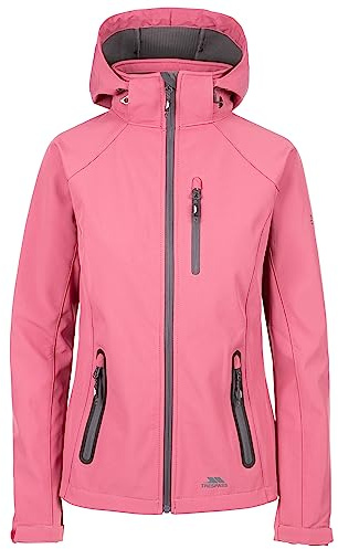 Trespass Womens Softshell Jacket Bela II Rose Blush in Size - 14