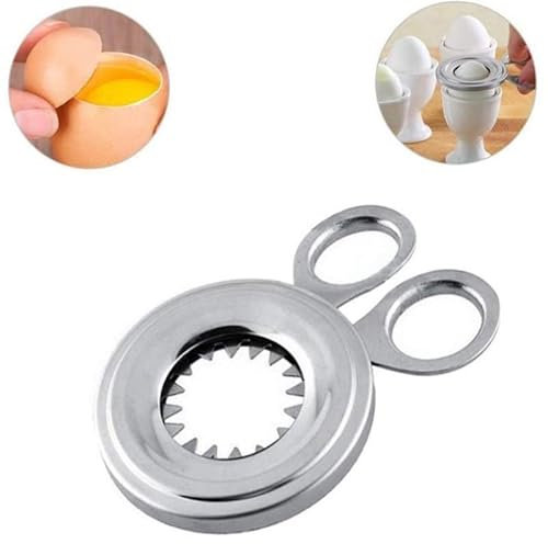 Egg Topper Cutter Boiled Egg Cutter Cracker Multifunctional Egg Shell Scissors Slicer Egg Clipper