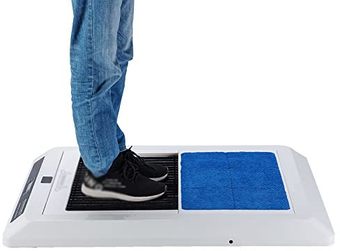 Machine de nettoyage de semelles entièrement automatique, brosse à chaussures d'entrée nettoyage d'atelier entièrement automatique sans poussière, cireuse à chaussures pour centre de vente de hall d'e