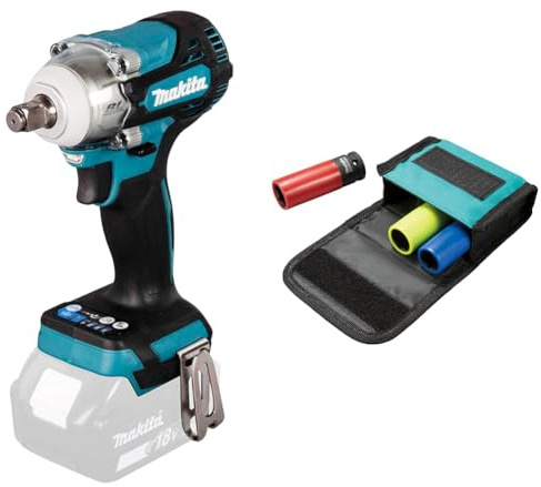 Makita DTW300Z Akku-Schlagschrauber 18V (ohne Akku, ohne Ladegerät) + Steckschlüssel-Set 3tlg. 1/2