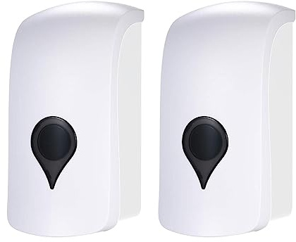 simpa White Wall Mounted Manual Soap Dispenser & Spray Disinfection Machine - Set of 2