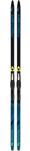 Fischer Damen, Herren Langlaufski Klassik Fibre Crown EF + Tour Step BL/WH 23/24 Black-Blue 189