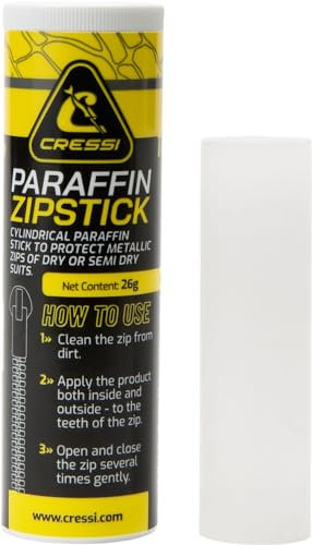 Cressi Unisex – Erwachsene Paraffin Zipstick Sticks, farblos, 26g