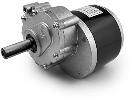 24V 350W Stroller Brushed Gear Motor with Gearbox 120RPM 75RPM Long Length Shaft for Wheelchair Bike (75 RPM)