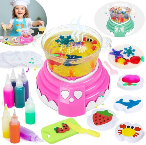 Ltteaoy Magic Water Elf Kit,Wunder Wassergel,Küchen-Spielzeugsets,Handgemachter 3D Wasserpark,Rollenspiel für Kinder ab 3 Jahren